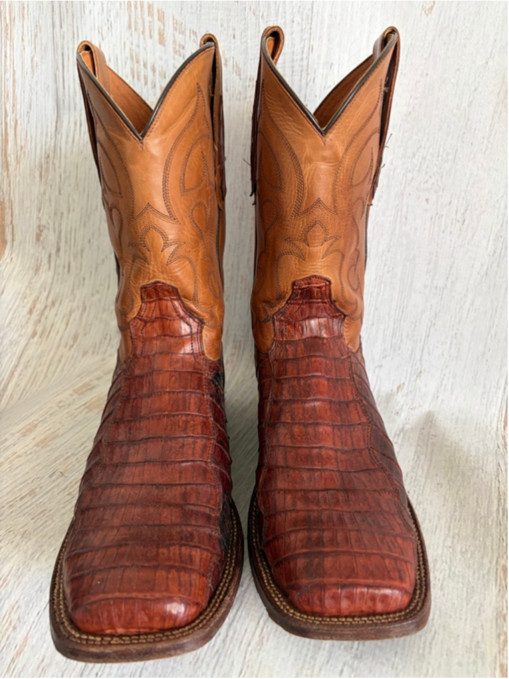 Men's Tony Lama Cowboy & Western Boots 10 Brown Tan